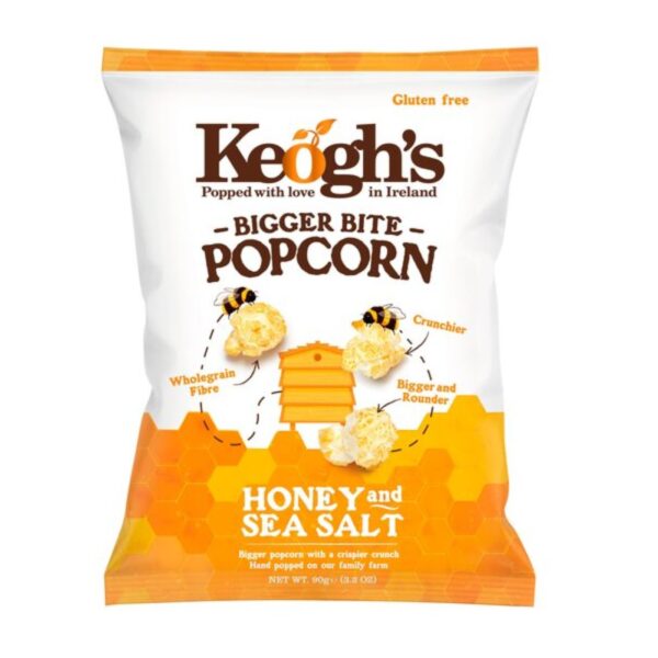 Keoghs Popcorn Honey & Sea Salt 90G