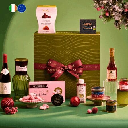 A french gift basket with artisanal goods, the french connection is a premium hamper gift