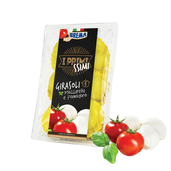 Brema Girasoli with Mozzarella and Tomato