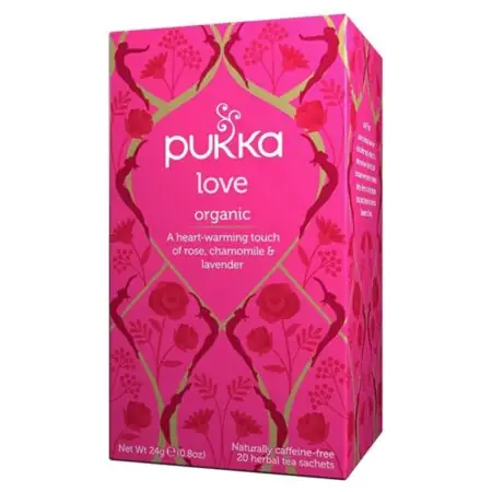 Pukka Tea Love Chamomile Rose Lavender