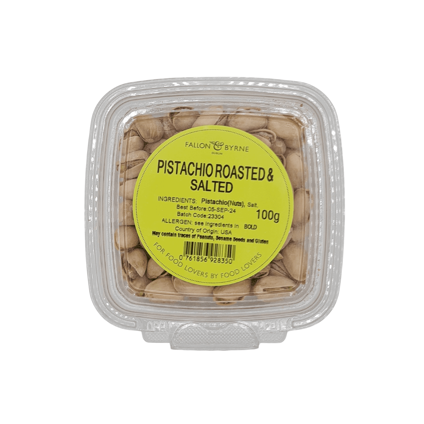 F&B Roasted & Salted Pistachios