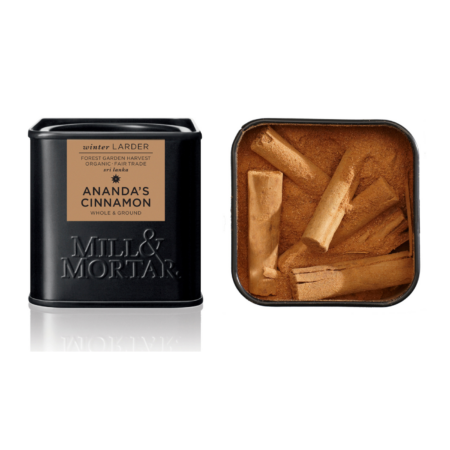 Mortar and Mill Ananda's Organic Whole and Ground Cinnamon