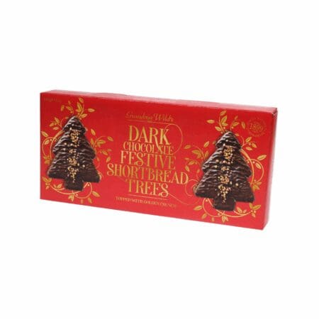 Grandma Wild's Dark Chocolate Shortbread Trees