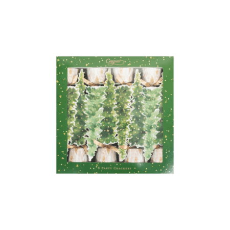 Caspari White Christmas Crackers