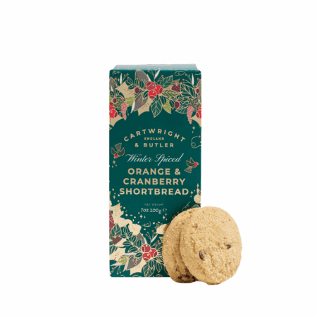 Cartwright and Butler Spiced Orange Cranberry Shortbreads