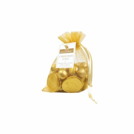 Bon Bon's Christmas Gold Chocolate Sweets Bag