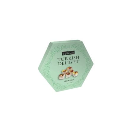 Pistachio Turkish Delight Hexagon Box
