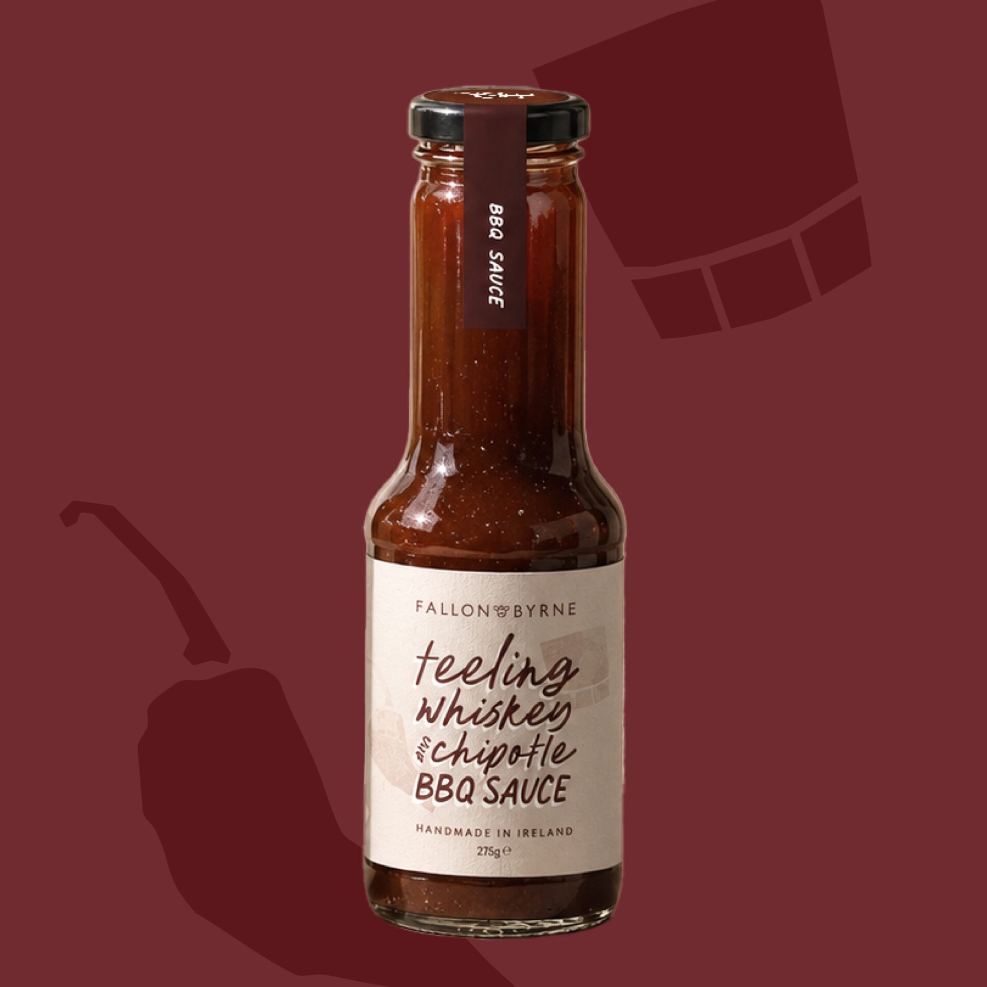 F&B Teeling whiskey & chipotle bbq sauce